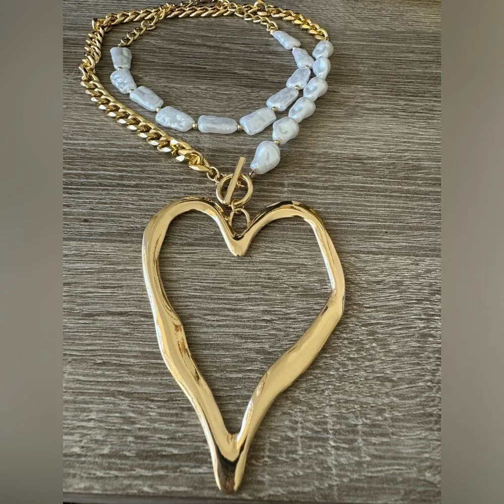 Heart necklace N790